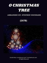 O Christmas Tree SATB choral sheet music cover